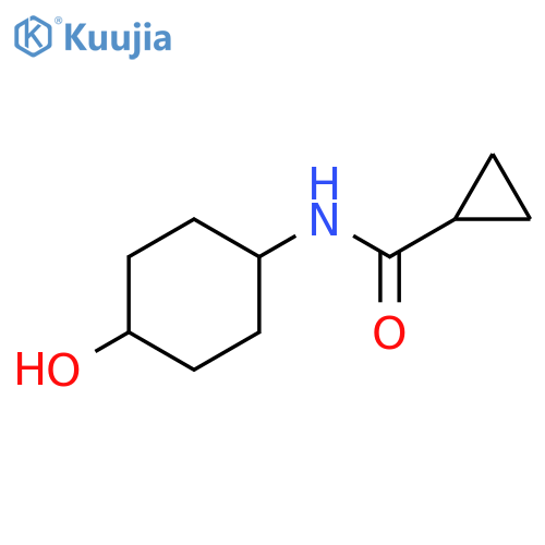 N-(4-Hydroxycyclohexyl)cyclopropanecarboxamide structure
