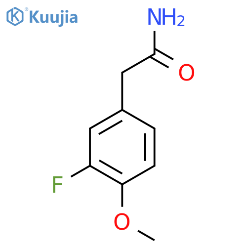 2-(3-Fluoro-4-methoxyphenyl)acetamide structure