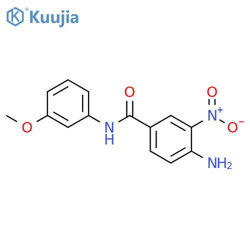 4-Amino-N-(3-methoxyphenyl)-3-nitrobenzamide structure