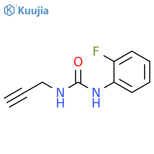 1-(2-fluorophenyl)-3-(prop-2-yn-1-yl)urea structure