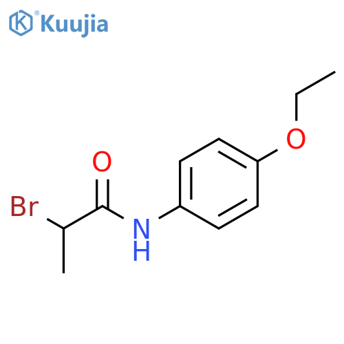 2-Bromo-N-(4-ethoxyphenyl)propanamide structure