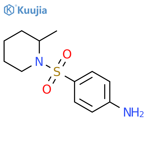 4-(2-Methylpiperidin-1-yl)sulfonylaniline structure