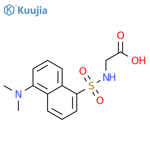 Dansylglycine structure