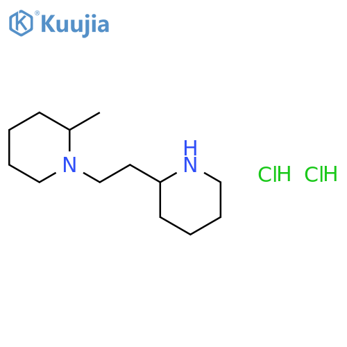2-Methyl-1-2-(2-piperidinyl)ethylpiperidinedihydrochloride structure