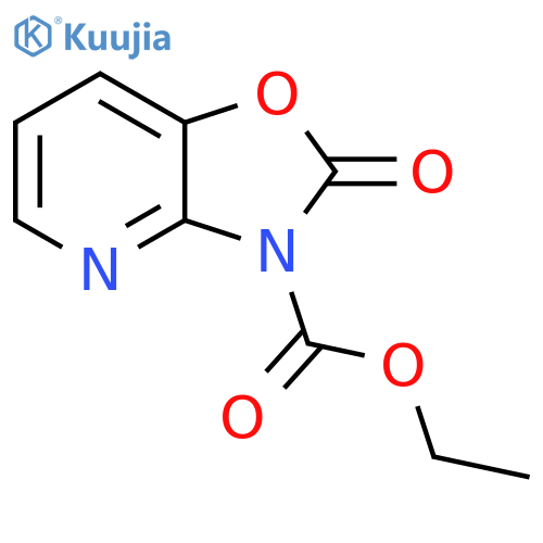 Oxazolo[4,5-b]pyridine-3(2H)-carboxylic acid, 2-oxo-, ethyl ester structure