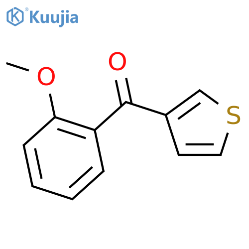 (2-methoxyphenyl)-(3-thienyl)methanone structure