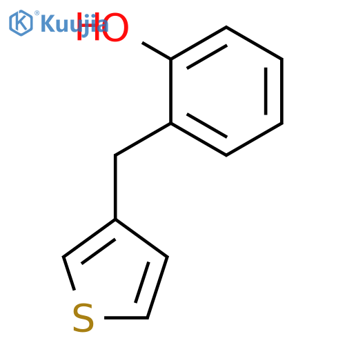 Phenol, 2-(3-thienylmethyl)- structure
