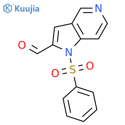 1-(Phenylsulfonyl)-1H-pyrrolo[3,2-c]pyridine-2-carbaldehyde structure