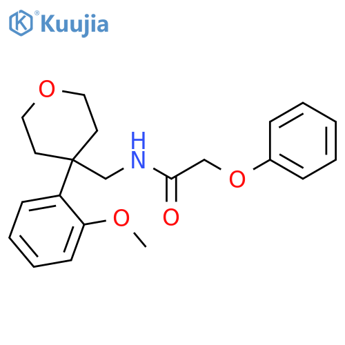 N-{4-(2-methoxyphenyl)oxan-4-ylmethyl}-2-phenoxyacetamide structure