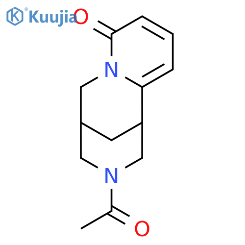 3-Acetyl-1,2,3,4,5,6-hexahydro-1,5-methano-pyrido[1,2-a][1,5]diazocin-8-on structure