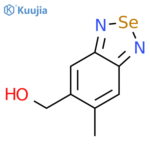 2,1,3-Benzoselenadiazole-5-methanol, 6-methyl- structure