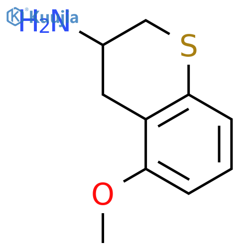 2H-1-Benzothiopyran-3-amine,3,4-dihydro-5-methoxy- structure