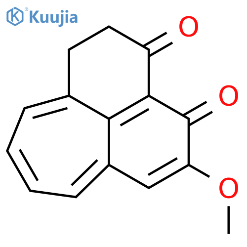 Cyclohepta[de]naphthalene-7,8-dione, 9,10-dihydro-6-methoxy- structure