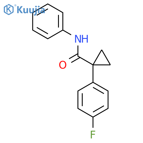 1-(4-fluorophenyl)-N-phenylcyclopropane-1-carboxamide structure