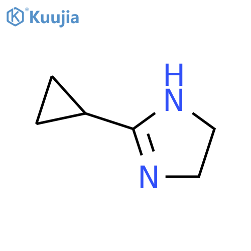 2-cyclopropyl-4,5-dihydro-1h-imidazole structure