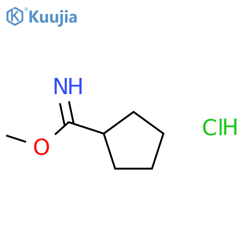 Methyl Cyclopentanecarboximidate Hydrochloride structure