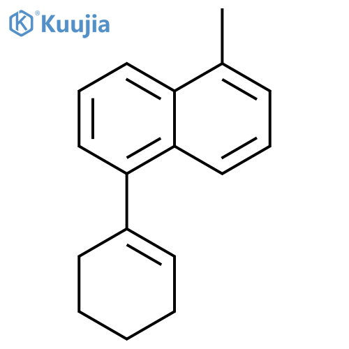 Naphthalene, 1-(1-cyclohexen-1-yl)-5-methyl- structure