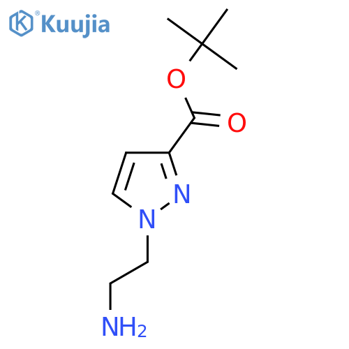 tert-butyl 1-(2-aminoethyl)-1H-pyrazole-3-carboxylate structure