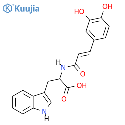 N-Caffeoyltryptophan structure