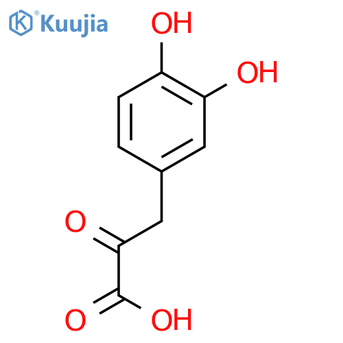 3-(3,4-Dihydroxyphenyl)-2-oxopropanoic acid structure