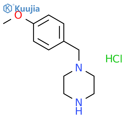 1-(4-Methoxybenzyl)piperazine hydrochloride structure