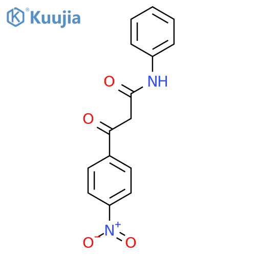3-(4-Nitrophenyl)-3-oxo-N-phenylpropanamide structure