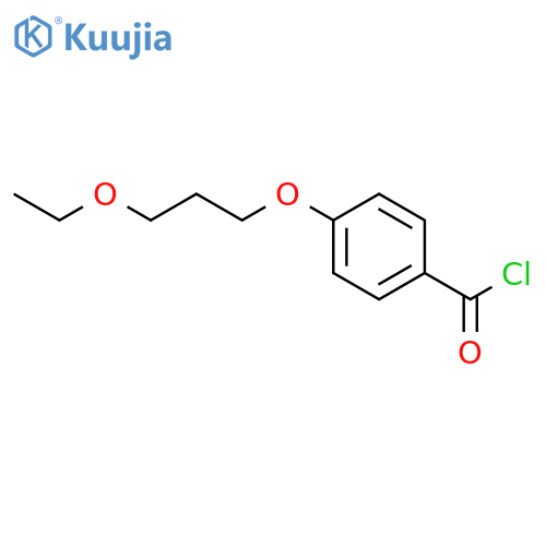 Benzoyl chloride, 4-(3-ethoxypropoxy)- structure