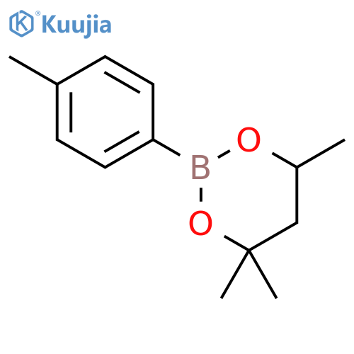 4,4,6-Trimethyl-2-(4-methylphenyl)-1,3,2-dioxaborinane structure