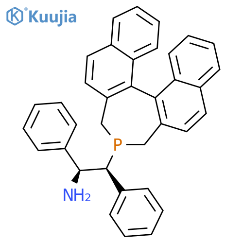 (1S,2S)-2-((4S)-3H-Dinaphtho2,1-c:1',2'-e-phosphepin-4(5H)-yl)-1,2-diphenylethanamine structure