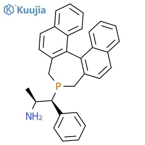 (1S,2S)-1-((4S)-3H-Dinaphtho2,1-c:1',2'-e-phosphepin-4(5H)-yl)-1-phenylpropan-2-amine structure