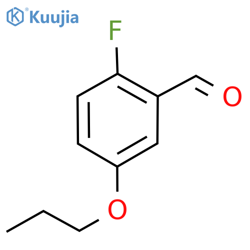2-Fluoro-5-propoxybenzaldehyde structure