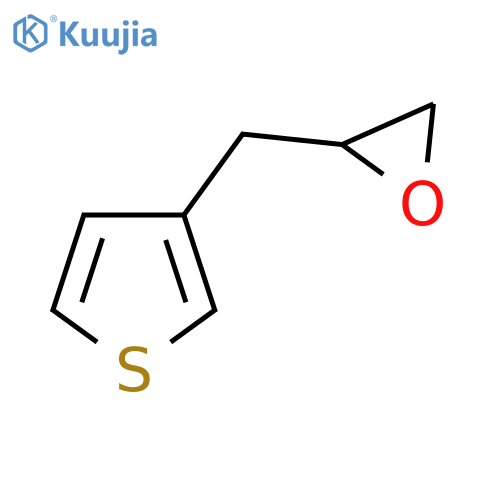 2-(thiophen-3-yl)methyloxirane structure