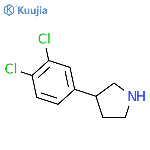 3-(3,4-Dichlorophenyl)pyrrolidine structure