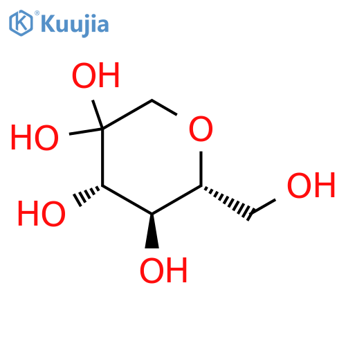 1,5-Anhydro D-Fructose 2-Hydrate structure