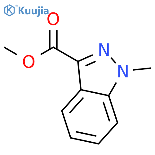 Methyl 1-methyl-1H-indazole-3-carboxylate structure