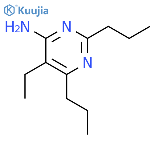 4-Pyrimidinamine, 5-ethyl-2,6-dipropyl- structure