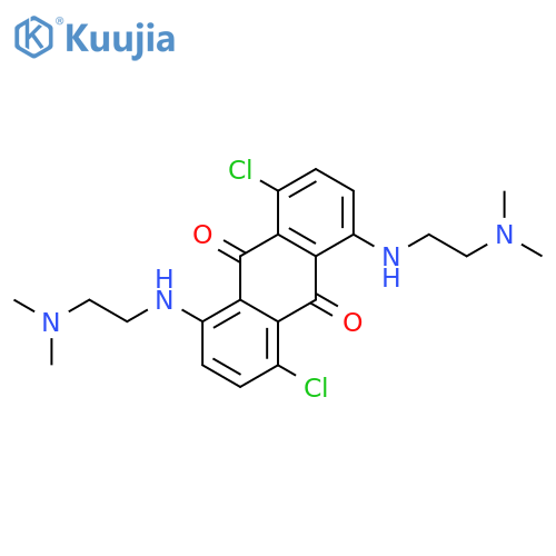 9,10-Anthracenedione, 1,5-dichloro-4,8-bis[[2-(dimethylamino)ethyl]amino]- structure