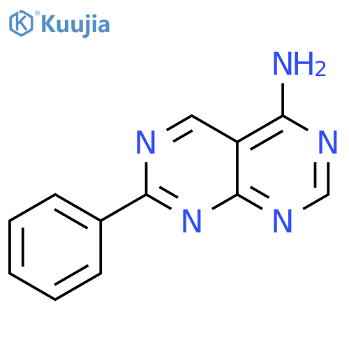 Pyrimido[4,5-d]pyrimidin-4-amine, 7-phenyl- structure