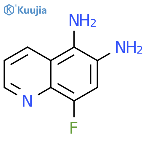 8-fluoroquinoline-5,6-diamine structure