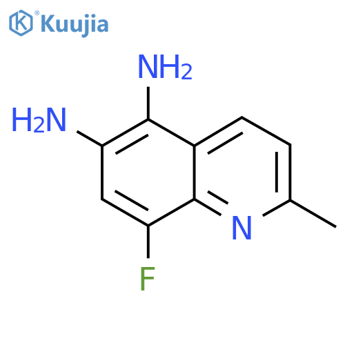 8-Fluoro-2-methylquinoline-5,6-diamine structure