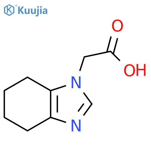 2-(4,5,6,7-tetrahydro-1H-1,3-benzodiazol-1-yl)acetic acid structure