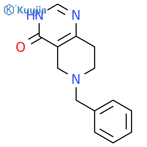 6-benzyl-5,6,7,8-tetrahydropyrido[4,3-d]pyrimidin-4(3H)-one structure