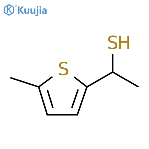 2-Thiophenemethanethiol, α,5-dimethyl- structure