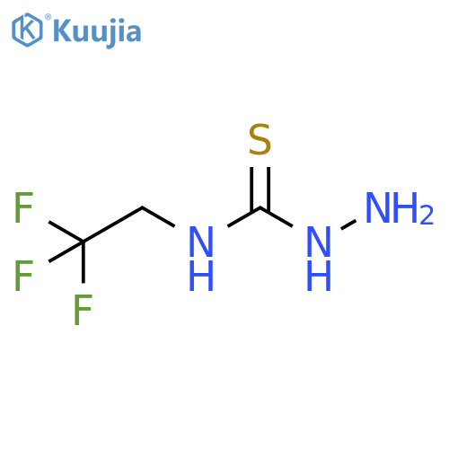 1-amino-3-(2,2,2-trifluoroethyl)thiourea structure