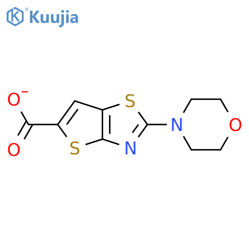 Sodium 2-morpholin-4-ylthieno2,3-d1,3thiazole-5-carboxylate structure