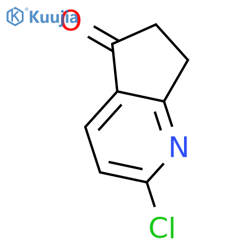 2-Chloro-6,7-dihydro-1pyrindin-5-one structure