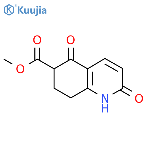 Methyl 2-hydroxy-5-oxo-5,6,7,8-tetrahydroquinoline-6-carboxylate structure