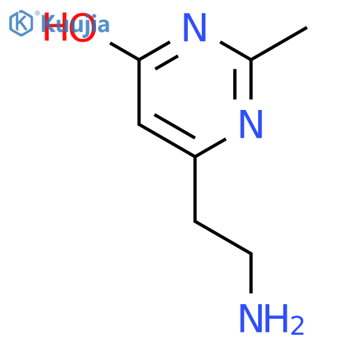 6-(2-Aminoethyl)-2-methylpyrimidin-4-ol structure