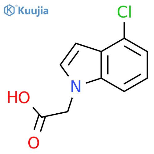 (4-Chloro-1H-indol-1-yl)acetic acid structure