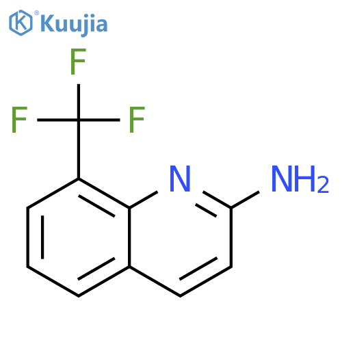 8-(trifluoromethyl)quinolin-2-amine structure